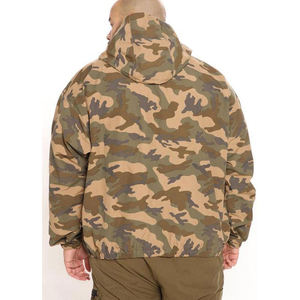 Veste coupe-vent à capuche imperméable pour homme professionnelle avec protection anti-UV Logo avant Coupe ample Service OEM pour les marques - Product Image 2