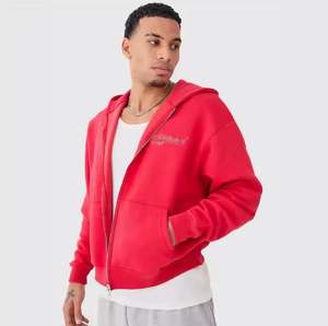 Fabricant de sweat à capuche zippé personnalisé bouffée imprimé nous polaire doublé fermeture éclair complète hiver chaud thermique fermeture éclair sweats à capuche pour hommes - Product Image 3