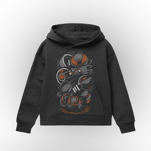 Venta caliente de alta calidad 100% algodón de gran tamaño desgastado ácido lavado polar Sudadera con capucha logotipo personalizado al por mayor para hombres y mujeres - Product Image 4