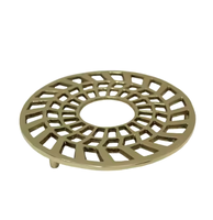 Dessous de plat en métal moderne pour casseroles Meilleure vente Organisateur de cuisine Protecteur de table à manger de comptoir Tapis résistants à la chaleur