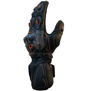 Guantes de Motociclismo Personalizados, Transpirables, Ligeros, de Cuero Vacuno Genuino para Deportes y Uso al Aire Libre - Product Image 4