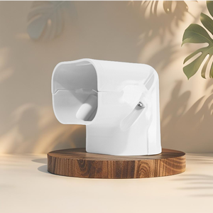 Cubierta de tubo superior Cubiertas de tubo de aire acondicionado decorativas Pequeño PVC Ecológico Soporte técnico en línea Extremo de conducto Serie 7565 - Product Image 5