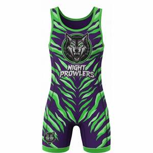 Nuevo Singlet de Lucha Libre Unisex de Alta Calidad en Spandex, Personalizable, Color Sólido, Talla Grande, Impermeable, Transpirable, Sin Tirantes, con Cierre de Broche - Product Image 5