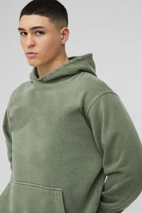 Sudadera con Capucha Extra Grande, Personalizada, con Hombros Caídos, 400 g/m², Ligera, Estilo Vintage, 100% Algodón, para Invierno, de Marfa International - Product Image 2