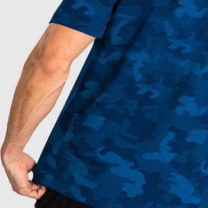 T-shirt à manches courtes et col rond pour hommes, en coton écologique de qualité supérieure, respirant et à séchage rapide, de grande taille, pour le sport et la salle de sport - Product Image 4