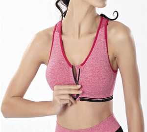 High Quality Customize Quick-Drying <b>Back</b>-Beautiful Yoga Wear Bra Tight Fitness Vest Running Yoga Training Shock-Proof Sports Bra - Product Image 5