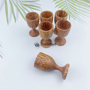 Tradebyd Trendy Coconut Cup for Eco Influencers Tasse tropicale faite à la main pour les pousses de style de vie par Tradebyd - Product Image 2