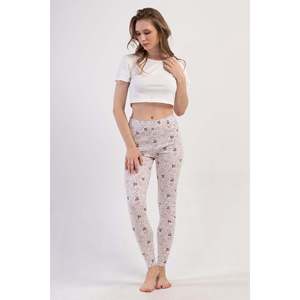 KADIN LYC SUPREM TEK ALT MANSETLI TAYT PIJAMA - BEIGE - BEIGE - Product Image 1