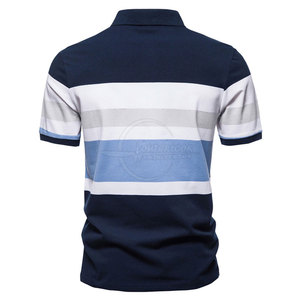 เสื้อโปโลผู้ชายสีตัดกับวัสดุที่ดีที่สุด - Product Image 3