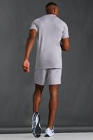 Chemise de sport décontractée pour homme, col rond, 100% coton jersey, tissu écologique, manches courtes, séchage rapide, respirante, légère, anti-UV