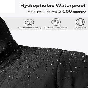 แจ็กเก็ตกันน้ำสำหรับผู้หญิง, เสื้อคลุมกันหนาวผ้าไนลอนมีฮู้ดสวมใส่สบายมีสไตล์ - Product Image 4