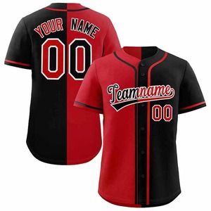 Vente en gros du service OEM, chemise de baseball avec bouton d'impression, vêtements de baseball et softball, logo personnalisé, nom, maillot de baseball pour jeunes hommes à vendre - Product Image 3