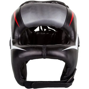 Cascos de boxeo de cuero de vaca con logotipo personalizado de alta calidad Protectores de cabeza de color blanco originales - Product Image 2