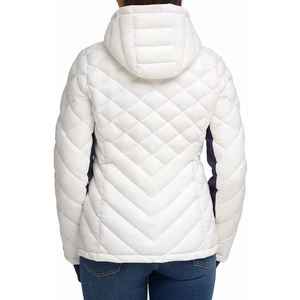 UNIQUE GYM WEAR OEM Chaqueta de invierno para mujer, tipo blazer, con cuello alto, cuello/gorro desmontable, impermeable, cortavientos, relleno de poliéster - Product Image 2