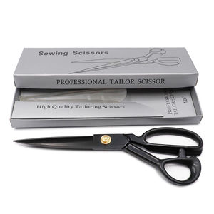 Ciseaux de couture professionnels à poignée en acier robuste ciseaux de tissu de couturière tranchants pour usage de bureau projets de bricolage - Product Image 3