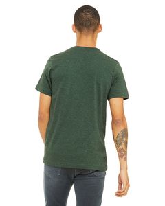 Camiseta Unisex de Cuello Redondo, Algodón Heather/Fibra de Bambú, Ecológica, de Secado Rápido - Bella + Canvas - Product Image 5