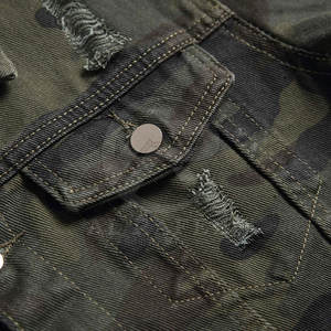 Nouvelle arrivée de fabrication en usine veste en jean pour hommes à manches longues veste en jean pour hommes personnalisée en gros - Product Image 4