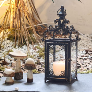 Nuevo antiguo último diseño linterna decorativa hecha a mano Metal linterna portavelas para el hogar Hotel accesorios suministros - Product Image 1