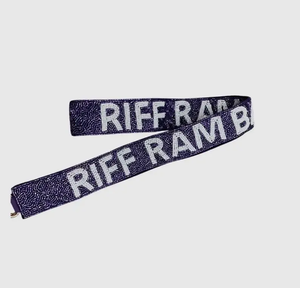 Vintage Luxury Classic Handmade Glass Bead Guitar Strap <b>Belts</b> with Custom Length Orange Blue <b>Star</b> Purse Embroidery Seed Design - Product Image 5