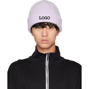 Venta caliente nuevo diseño Casual cómodo Beanie Cap's moda Street Wear Plain Jacquard transpirable Cap's - Product Image 6