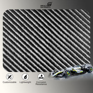 Tissu jacquard hybride en <span class=keywords><strong>fibre</strong></span> <span class=keywords><strong>de</strong></span> carbone véritable 3K 240g, <span class=keywords><strong>motif</strong></span> avion, pour les mises à niveau DIY des voitures et des motos - Product Image 2