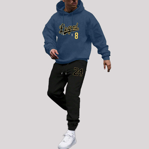 Conjuntos Deportivos Casuales de Otoño para Hombre con Logotipo Personalizado, Chaqueta con Capucha y Pantalones, Conjuntos Deportivos para Hombre - Product Image 1