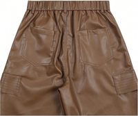 Faible MOQ 2026 Meilleures ventes Pantalon homme en cuir effet évasé, ample et large, sur mesure, respirant, à vendre