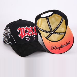 Gorra bordada de 5 paneles de algodón personalizada, nuevo logotipo en blanco al por mayor, gorras de béisbol para hombre, gorra de béisbol deportiva - Product Image 3