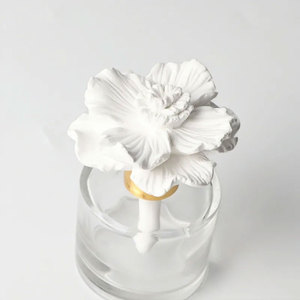Sang trọng Chai Thủy Tinh Gốm Hoa Mẫu Đơn Hoa Reed khuếch tán, Home & khách sạn làm mát không khí với thơm hương thơm tinh dầu phòng thanh lịch - Product Image 6