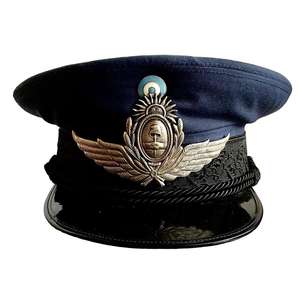 Esta es una gorra de uniforme de oficina de la Fuerza Aérea Argentina. Es un artículo coleccionable. - Product Image 5