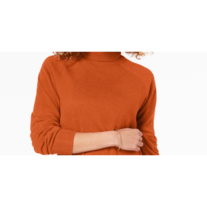 เสื้อสเวตเตอร์คอเต่าสีน้ำตาลไซส์ X-Large สำหรับผู้หญิง ยี่ห้อ Karen Scott เนื้อผ้าถัก ระบายอากาศได้ดี คุณภาพสูง สไตล์ลำลอง สำหรับฤดูใบไม้ร่วง/ฤดูหนาว แฟชั่น - Product Image 2
