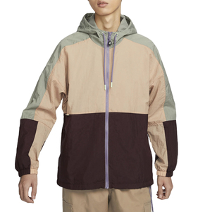 Venta al por mayor de chándales cortavientos con cremallera transpirable de nailon con estampado personalizado de alta calidad de talla grande para hombre conjuntos de bloques de color con logotipo - Product Image 3