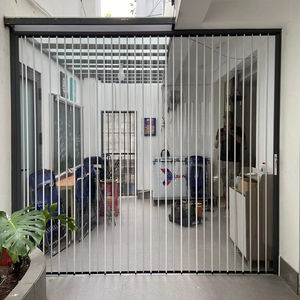 Puertas plegables OEM PVC origen Vietnam, diseño libre de vidrio, fuerte pero ligero, perfecto para ambientes con aire acondicionado - Product Image 1