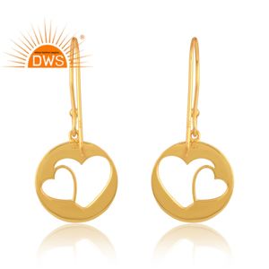 Venta caliente 925 plata esterlina 18K chapado en oro pendiente Demi joyería fina para mujeres regalo para ella - Product Image 2