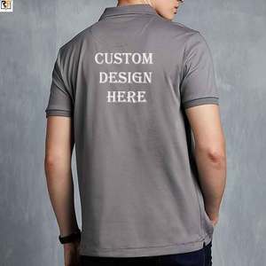 Polos de sport en piqué de golf pour hommes avec logo brodé polos élastiques rayés pour hommes vente en gros de vêtements décontractés de haute qualité - Product Image 2