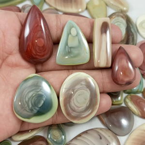 Natural Imperial Jasper Cabochon Healing Crystal Wholesale Bulk Loose Gemstone <b>Chakra</b> Spiritual Reiki Raw - Product Image 4