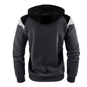 Pakistán hizo de alta calidad en sudaderas con capucha sólidas para hombre 100% algodón cómodo cremallera gran oferta básico algodón mezclado Zip up Hoodie - Product Image 4