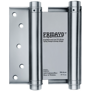 Charnière de porte battante à ressort spiralé à double action FRIDAVO Modèle M en acier galvanisé Taille 29 75 mm pour porte et fenêtre - Product Image 3