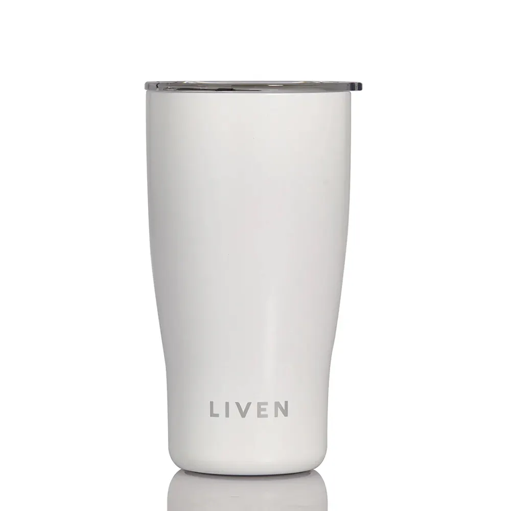 Acera Liven Glow Ceramic Coated Insulated Stainless Steel Tumbler 19 oz Crafted with Beautiful Minimalist Designs