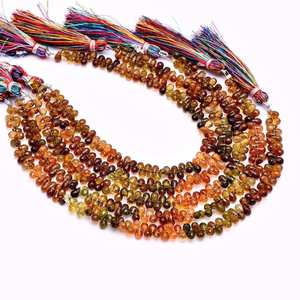 Cuentas facetadas de rubí natural Longido en forma de rondel para la fabricación de joyas, 2.5-5mm, cuentas de gemas sueltas de rubí, por fabricante, al por mayor. - Product Image 4