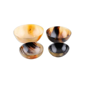 Bol en corne de buffle personnalisé pour cuisine et table 100% Matériaux naturels Bol en corne pour collation Logo personnalisé Bol en corne de qualité supérieure - Product Image 3