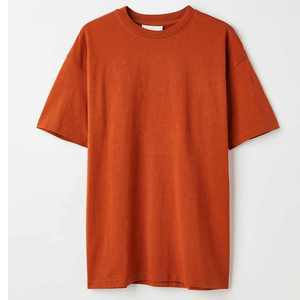 T-shirts pour hommes en coton biologique 100% les plus vendus 2025 T-shirts en coton à manches courtes de nouveau style - Product Image 2