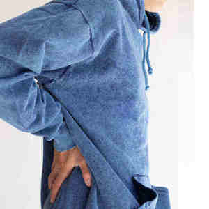 Sweatshirt à capuche pour hommes avec impression personnalisée Sweatshirts à capuche unisexes avec logo personnalisé Sweats à capuche unis pour hommes - Product Image 2