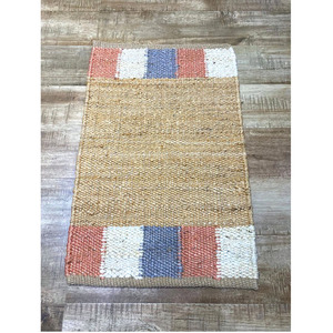 Alfombrilla redonda de yute Natural turco, alfombras de área a un precio razonable para el hogar, sala de estar, puerta de entrada, felpudo Felpudo - Product Image 1