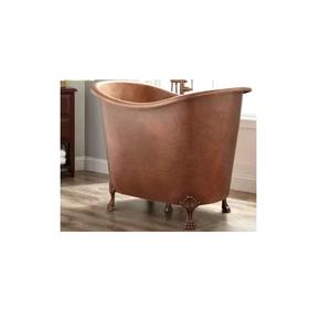 Bañera de baño de cobre puro pulido martillado, diseño único disponible a precio de exportación - Product Image 1