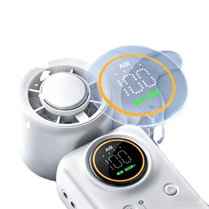 2026 <b>Mini</b> Handheld <b>Fan</b>, Semiconductor Cooling, 100-Speed Stepless, LED Display, 4000mAh, Portable <b>USB</b> Rechargeable for Travel - Product Image 1