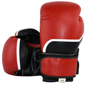 Guantes de Boxeo Profesionales de Cuero, Transpirables, con Cierre de Velcro, Alto Rendimiento, para Entrenamiento de Peso, Guantes para Dedos para Exteriores - Product Image 4
