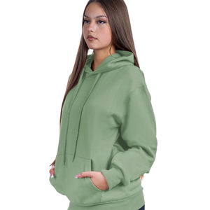 Offre Spéciale à capuche hommes couleur unie à manches longues hommes sweats à capuche pull décontracté coupe ample femmes mode simple streetwear sweats à capuche - Product Image 4