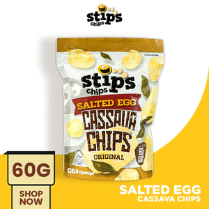 Precio de exportación al por mayor Stip's Chips Salted Egg Yuca Chips Original 60g - Product Image 3