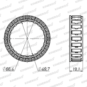 SGJA01 สปริงเบรกสำหรับ Jatco / Nissan Industrial RE4R03A, รถยกนิสสัน 280 มม.; โคมัตสึ - Product Image 2